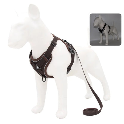 French Bulldog Harness and Leash Set — Padded Vest for Small Dogs, Pug, Pitbull, Puppy | Quick Release, 6 Colors