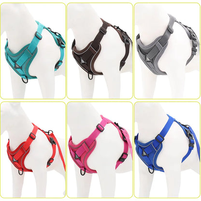 French Bulldog Harness and Leash Set — Padded Vest for Small Dogs, Pug, Pitbull, Puppy | Quick Release, 6 Colors
