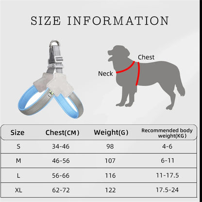 French Bulldog Harness No Pull — Reflective Breathable Mesh Saddle Vest for Small Medium Dogs, Chihuahua, Puppy