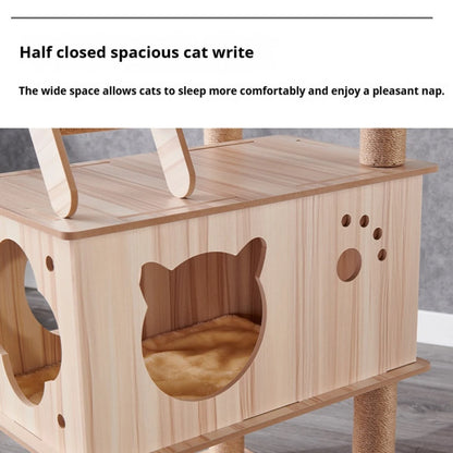 Large Cat Tree For Indoor Tall Tower For Pet Multi-Level For Cats Toys For Cats Grinding Paws Pet Scrapers Scratching Post