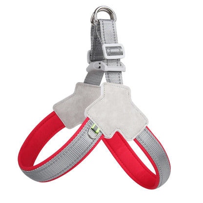 French Bulldog Harness No Pull — Reflective Breathable Mesh Saddle Vest for Small Medium Dogs, Chihuahua, Puppy